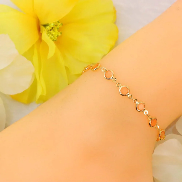 Minimalist Anklet, Sleek & Modern Design, Women’s Fashion, YC110431-A - Picture 2 of 10